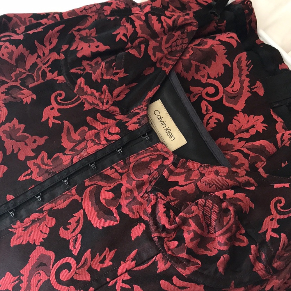 Calvin Klein vintage spaghetti strap clasp dress